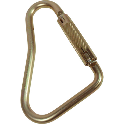 Offset D-Shaped Carabiner, Steel, 5000 lbs Capacity Equipment World