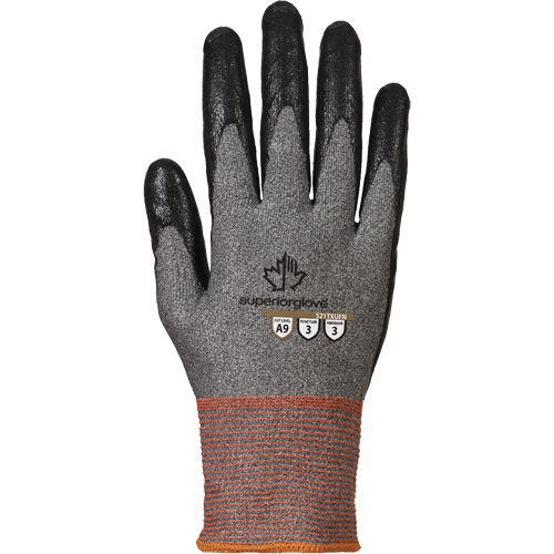 Gants enduits, Taille 5, Calibre 21, Rev&ecirc;tement Nitrile, Enveloppe en TenActiv, ASTM ANSI niveau A9 Equipment World