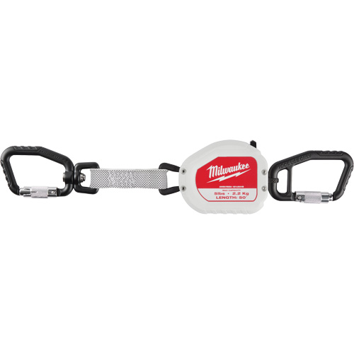 Quick-Connect Tool Lanyard, Retractable, Dual Carabiner Equipment World