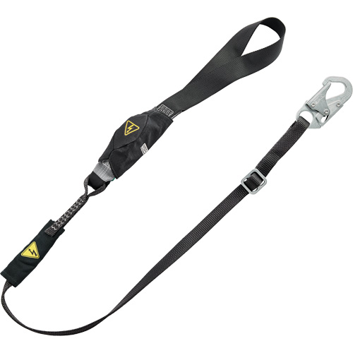 V-Series Utility Energy Absorbing Lanyard, 6', Snap Hook Center, Snap Hook Leg Ends, Nylon Equipment World