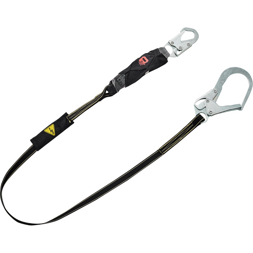 V-Series Welding Shock Absorbing Lanyard, 6', Snap Hook Center, Snap Hook Leg Ends, Kevlar&reg;/Nomex&reg; Equipment World