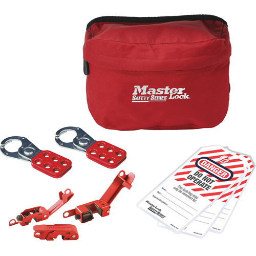 Trousse de cadenassage de base sans cadenas, Ensemble &eacute;lectrique, 8 composants compris Equipment World