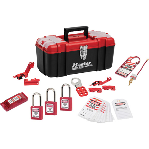 Standard Lockout Kit with Zenex Thermoplastic Locks, Electrical Kit, 14 Components Equipment World
