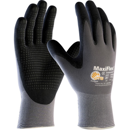 Gants compatibles avec les &eacute;crans tactiles ATG MaxiFlex Endurance, T-petit, R&ecirc;vetement Nitrile, Calibre 15, Enveloppe en Nylon/Lycra Equipment World