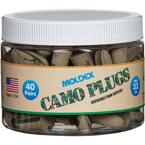 Camo Earplugs, Bulk - Canister Equipment World