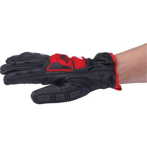 Goatskin Impact Gloves, Small, Grain Leather Palm Equipment World