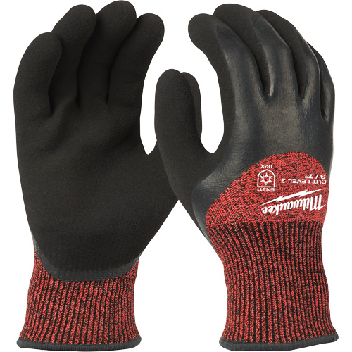 Gants dhiver r&eacute;sistant aux coupures, Taille T-Grand, Calibre 15, Rev&ecirc;tement Latex de caoutchouc, ANSI/ISEA 105 niveau 3 Equipment World
