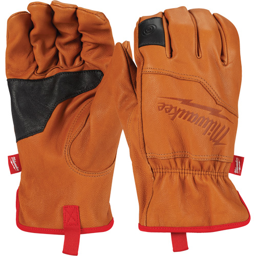 Leather Gloves, Small, Grain Goatskin Palm Equipment World
