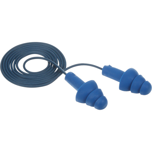 E-A-R Ultrafit Premolded Earplugs, Corded, One-Size, Bulk - Polybag, NRR 25 dB NRR dB Equipment World