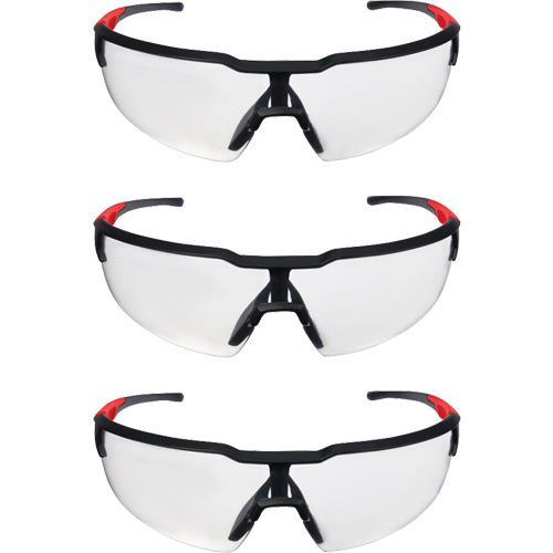 Safety Glasses, Clear Lens, Anti-Scratch, ANSI Z87+/Meets/Exceeds CSA Z94.3 Equipment World