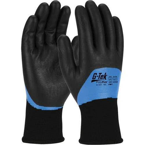 G-Tek&reg; PolyKor&reg; Insulated Cut-Resistant Glove, Size Small, 15 Gauge, Nitrile Coated, Engineered Yarn Shell, ANSI/ISEA 105 Level 4 Equipment World