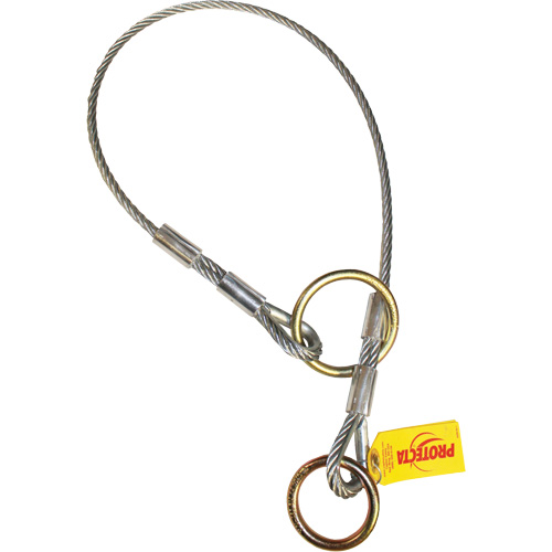 Cable Dual-Ring Adaptor, Tie-Off, Temporary Use Equipment World