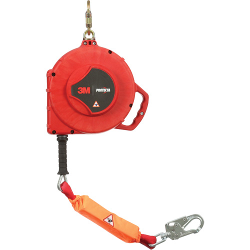 Rebel Self Retracting Lifeline, 50', Galvanized Steel, Swivel Equipment World