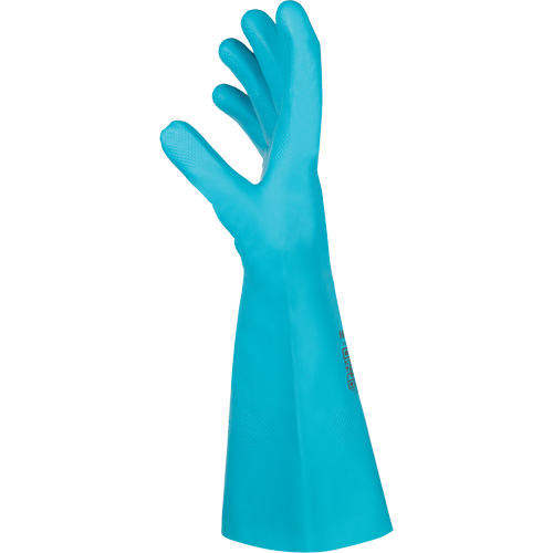 Gants chimiques Flextril, Taille 7, 12,5" lo, Nitrile, Doublure en Nylon Equipment World