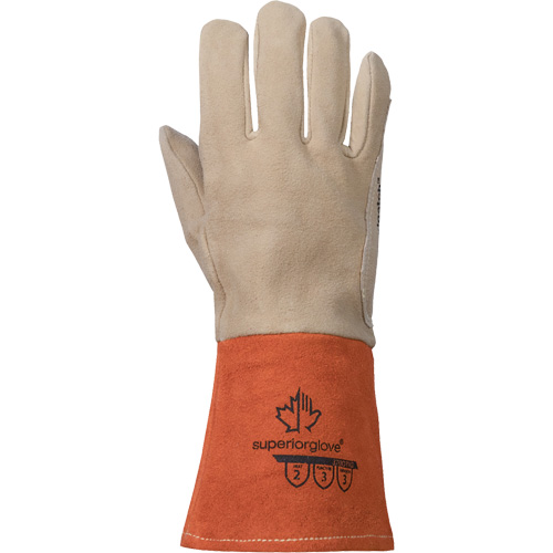 TIG Welding Gloves, Grain Deerskin, Size Medium Equipment World