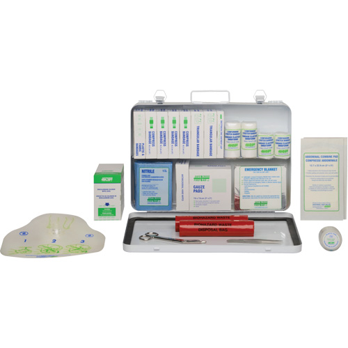 First Aid Kit, Meets CSA Z1220-17 Type 2 Low-Risk Environment, Medium (26-50 Workers) Equipment World