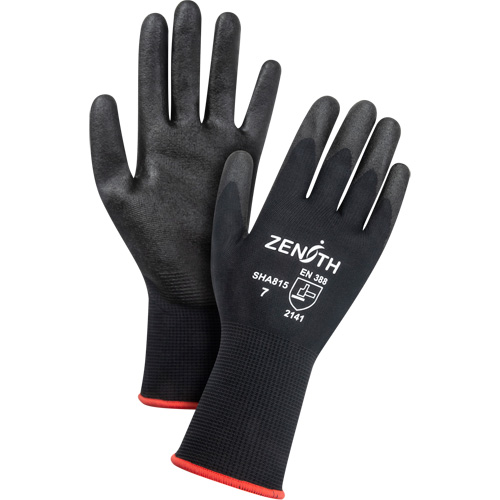 Coated Gloves, 7, PVC Coating, 13 Gauge, Nylon Shell Equipment World