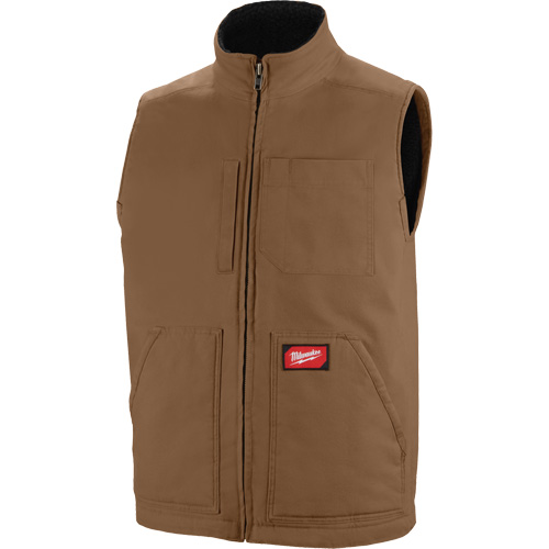 Heavy-Duty Sherpa-Lined Vest, Men's, Small, Brown Equipment World