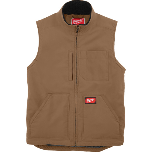 Heavy-Duty Sherpa-Lined Vest, Men's, Small, Brown Equipment World