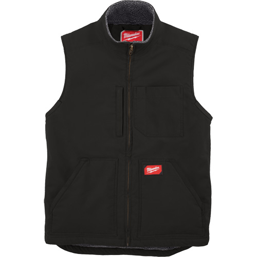 Heavy-Duty Sherpa-Lined Vest, Men's, Small, Black Equipment World