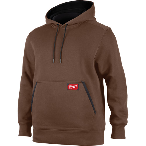 Midweight Pullover Hoodie, Men's, Small, Brown Equipment World