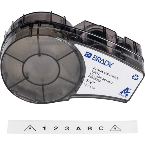 &eacute;tiquettes polyvalentes repositionnables avec ruban, Noir Equipment World