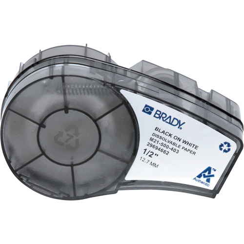 Water Soluble Labels with Ribbon, Black Equipment World