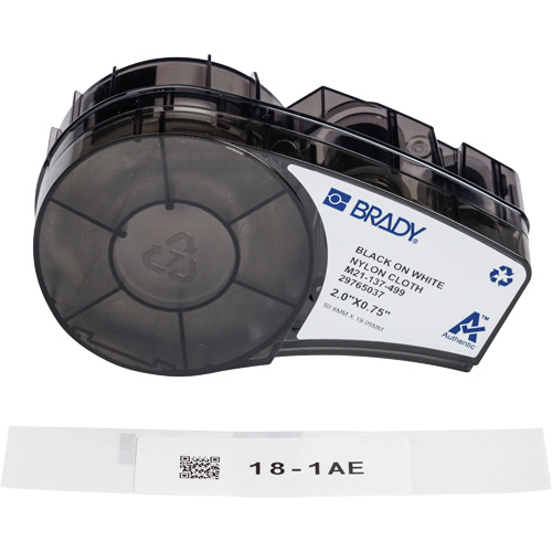 Aggressive Adhesive Multi-Purpose Labels with Ribbon, Black Equipment World