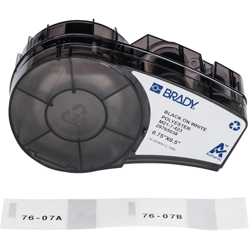 Harsh Environment Multi-Purpose Labels with Ribbon, Black Equipment World