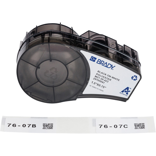 Harsh Environment Multi-Purpose Labels with Ribbon, Black Equipment World