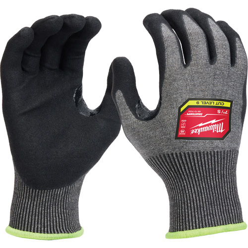 High-Dexterity Dipped Gloves, Size Small, 18 Gauge, Nitrile Coated, Nylon/Polyethylene/Tungsten Shell, ASTM ANSI Level A9/EN 388 Level F Equipment World