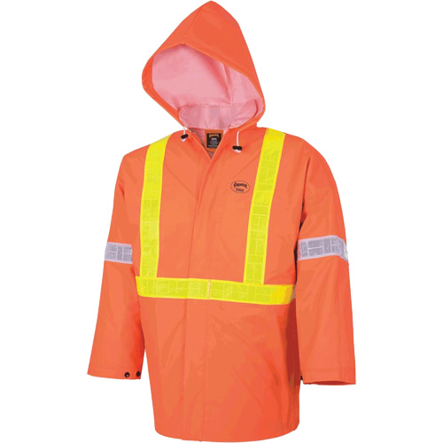 R85 Element FR FR 3-Piece Safety Rain Suit, PVC, Small, High-Visibility Orange Equipment World