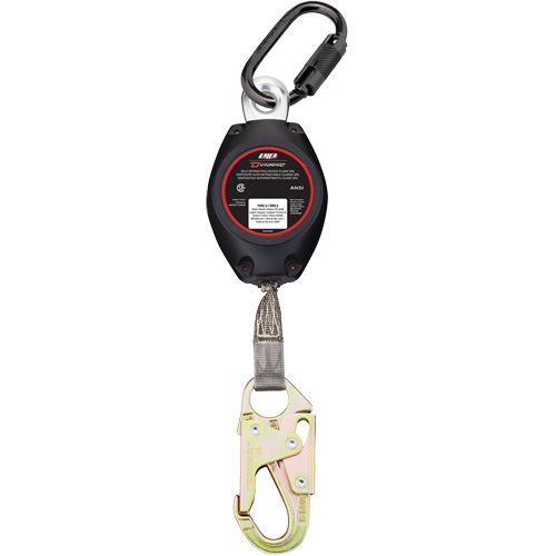 Dynamic Small Snap Hook Self-Retracting Lifeline, 11', Polyester, Swivel Equipment World