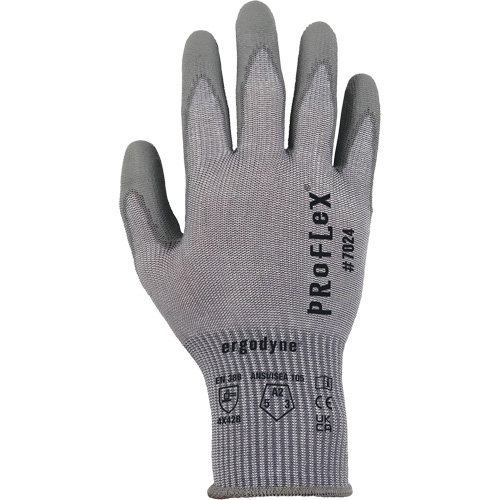 Gants r&eacute;sistant &agrave; la coupe Proflex 7024, Taille Petit, Calibre 13, Rev&ecirc;tement Polyur&eacute;thane, Enveloppe en Polyester/PEHP/Spandex, ASTM ANSI niveau A2/EN 388 niveau B Equipment World