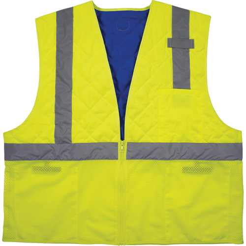 Chill-Its 6668 Safety Cooling Vest, Small, High Visibility Lime-Yellow Equipment World