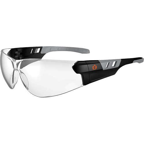 Skullerz SAGA Frameless Safety Glasses, Clear Lens, Anti-Scratch, ANSI Z87+/Meets/Exceeds CSA Z94.3 Equipment World