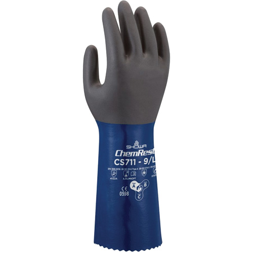 CS710 Chemical-Resistant Gloves, Size 7, 14" L, Polyester Equipment World