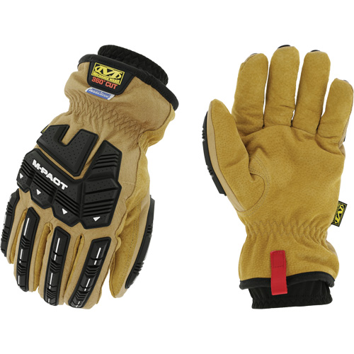 Coldwork Waterproof M-Pact&reg; Driver Gloves, 8, Grain Leather Palm, Elastic Cuff Equipment World