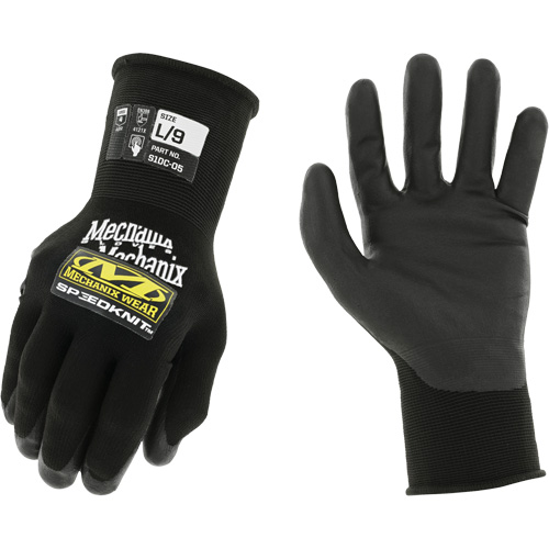 Speedknit Work Gloves, 7, Polyurethane Coating, 15 Gauge, Nylon Shell Equipment World