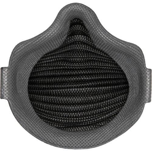 AirWave M Series Black Disposable Masks with SmartStrap&reg; & Full Foam Flange, N95, NIOSH Certified, Small Equipment World