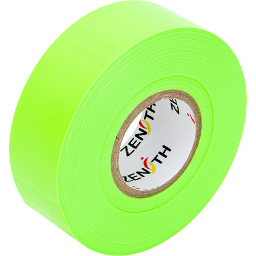 Ruban pour signalisation, 1,1875" la x 164' lo, Vert fluorescent Equipment World