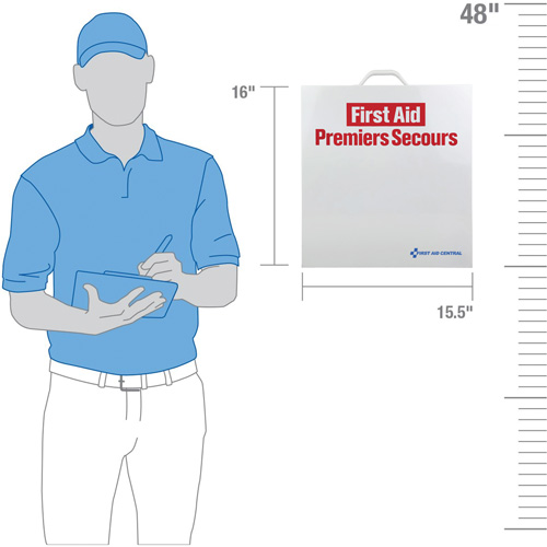 SmartCompliance&reg;  First Aid Cabinet, Meets CSA Z1220-17 Type 2 Low-Risk Environment, Medium (26-50 Workers) Equipment World