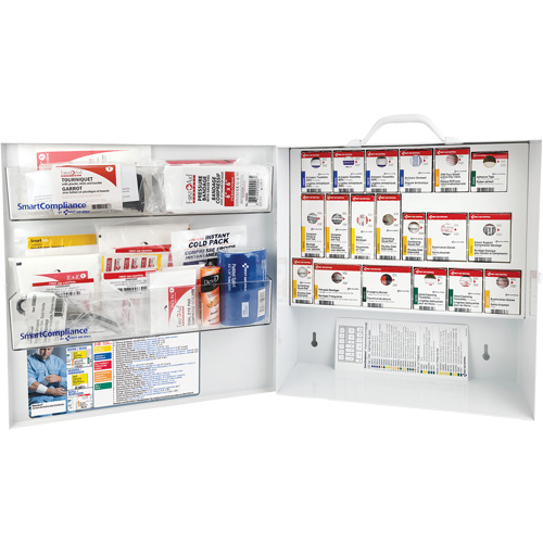 SmartCompliance&reg; First Aid Cabinet, Meets CSA Z1220-17 Type 3 High-Risk Environment, Small (2-25 Workers) Equipment World