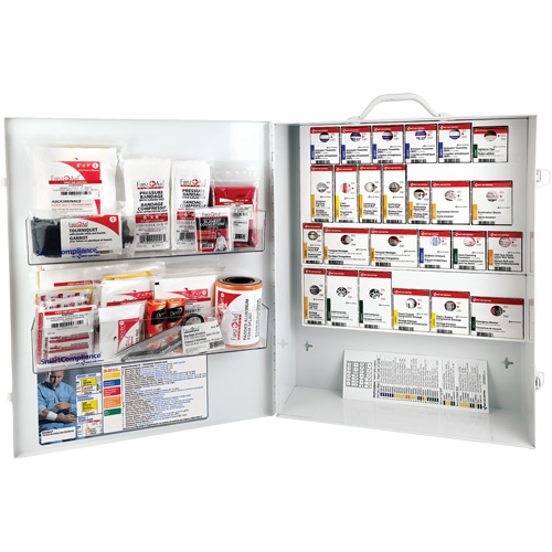 SmartCompliance&reg;  First Aid Cabinet, Meets CSA Z1220-17 Type 3 High-Risk Environment, Medium (26-50 Workers) Equipment World