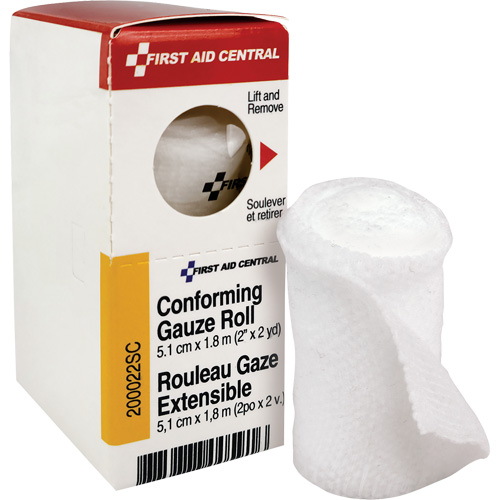 SmartCompliance&reg; Refill Conforming Stretch Gauze Bandage, Roll, 6' L x 2" W, Sterile, Medical Device Class 1 Equipment World