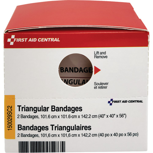 SmartCompliance&reg; Refill Triangular Bandages Equipment World