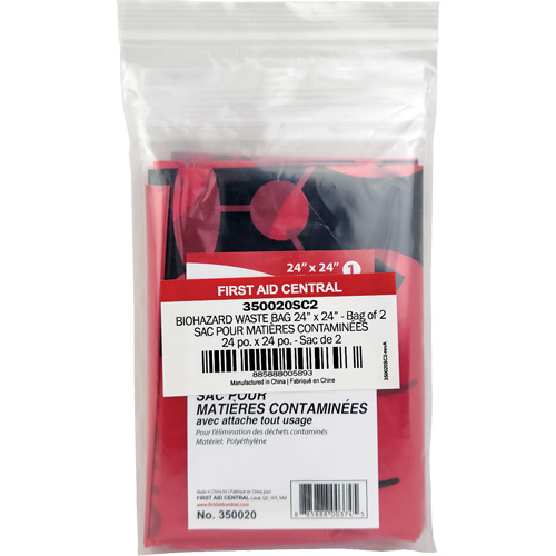 SmartCompliance&reg; Refill Waste Bags, Bio-Hazard, 24" L x 24" W Equipment World
