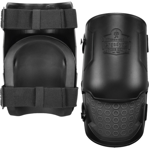 ProFlex 360 Hard Shell Hinged Knee Pads, Buckle Style, Rubber Caps, Foam Pads Equipment World