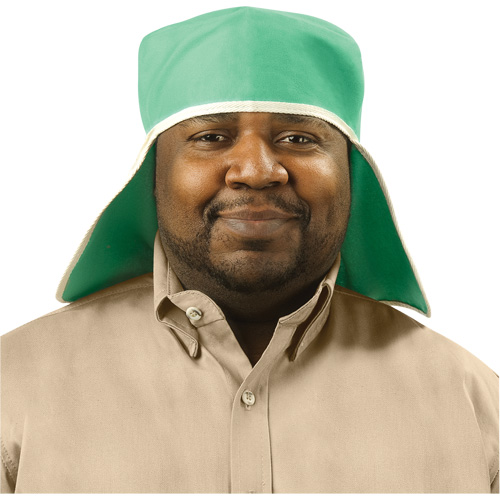 Weldlite Welding Cap With Neck Drape, One Size, Green Equipment World