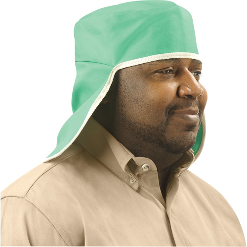 Weldlite Welding Cap With Neck Drape, One Size, Green Equipment World